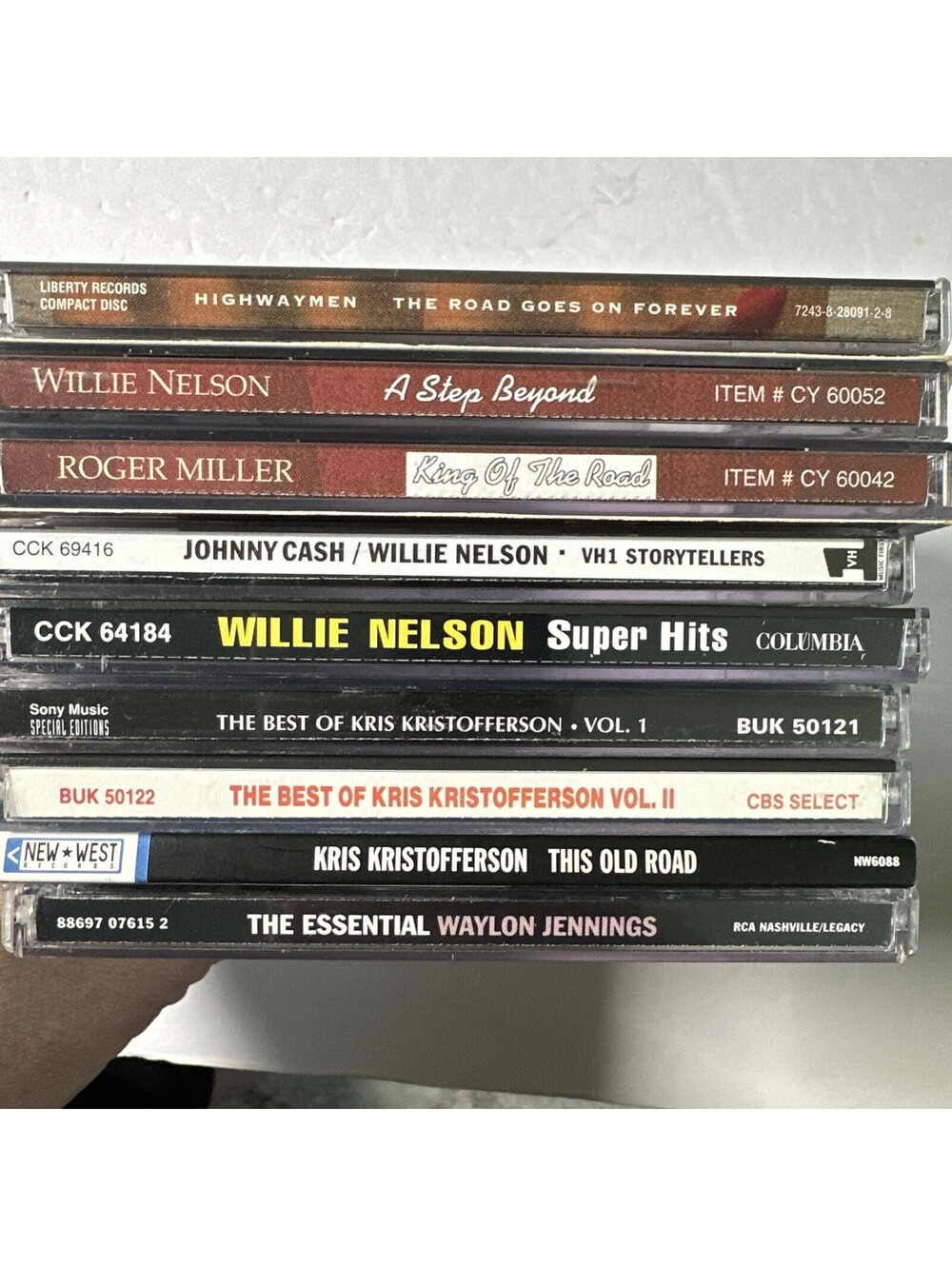 Willie Nelson Kris Kristofferson Waylon Jennings Highwaymen 9 CD Country Lot